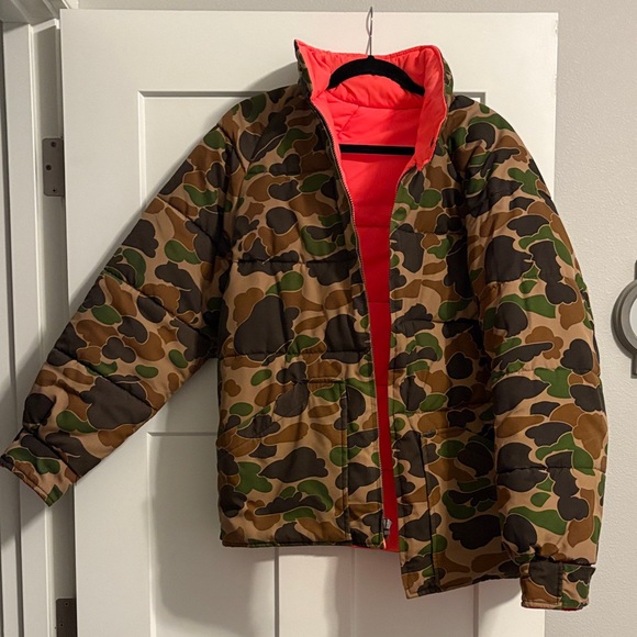 Vintage Trophy Hunter reversible, orange and camo coat - Picture 1 of 5